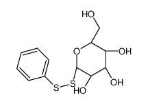 1-Thio-β-D-glucopyranose 1-Benzenesulfenothioate structure