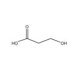 3-Hydroxypropanoic acid ion Structure