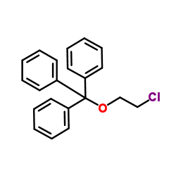 2-Chloroethyl Triphenylmethyl ether Structure