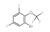 1-Bromo-3,5-difluoro-2-(trifluoromethoxy)benzene结构式