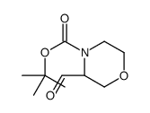 (R)-N-BOC-3-MORPHOLINECARBALDEHYDE Structure