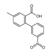 5-methyl-2-(3-nitrophenyl)benzoic acid Structure