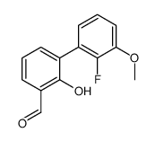 3-(2-fluoro-3-methoxyphenyl)-2-hydroxybenzaldehyde Structure