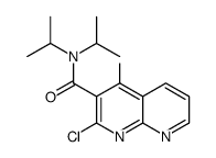 2,4-dichloro-N,N-di(propan-2-yl)-1,8-naphthyridine-3-carboxamide结构式