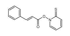 2-thioxopyridin-1(2H)-yl 3-phenylacrylate结构式