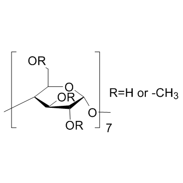 Methyl-β-cyclodextrin structure