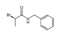 (R)-N-Benzyl-2-bromo-propionamide结构式