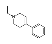 1-ethyl-4-phenyl-1,2,3,6-tetrahydropyridine结构式
