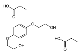 2-[4-(2-hydroxyethoxy)phenoxy]ethanol,propanoic acid Structure