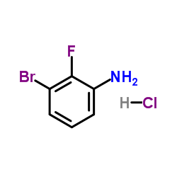 3-Bromo-2-fluoroaniline hydrochloride (1:1)结构式
