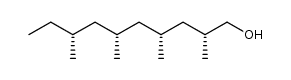 (2R,4R,6R,8R)-2,4,6,8-tetramethyldecyl alcohol Structure
