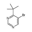 5-Bromo-4-(tert-butyl)pyrimidine Structure