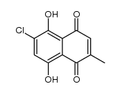 6-chloro-2-methylnaphthazarin结构式