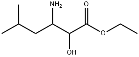 Hexanoic acid, 3-amino-2-hydroxy-5-methyl-, ethyl ester Structure