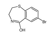 7-溴-3,4-二氢-1,4-苯并硫氮杂革-5(2H)-酮结构式