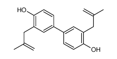 3,3'-bis(2-methylallyl)biphenyl-4,4'-diol结构式