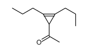 1-(2,3-dipropylcycloprop-2-en-1-yl)ethanone结构式