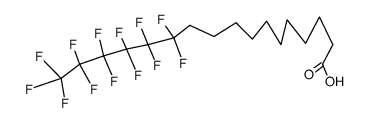 acide 12,12,13,13,14,14,15,15,16,16,17,17,17-tridecafluoroheptadecanoique结构式