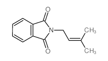 1H-Isoindole-1,3(2H)-dione,2-(3-methyl-2-buten-1-yl)-结构式