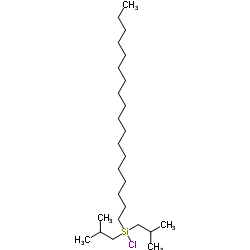 十八烷基二异丁基氯硅烷结构式