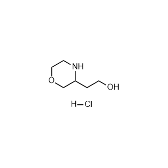 2-(吗啉-3-基)乙-1-醇盐酸盐结构式