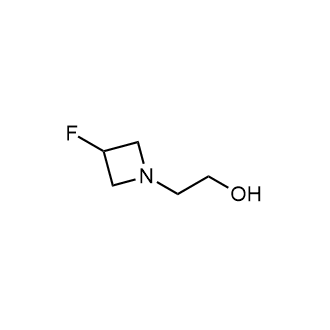 2-(3-氟氮杂环丁烷-1-基)乙烷-1-醇结构式