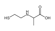 Alanine, N-(2-mercaptoethyl)-, DL- (8CI) Structure