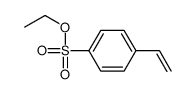 ethyl 4-ethenylbenzenesulfonate结构式