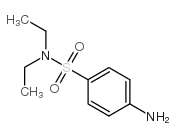 4-氨基-N,N-二乙基苯磺酰胺结构式
