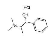 L-N-甲基麻黄碱盐酸盐结构式