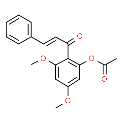 ACETIC ACID 3,5-DIMETHOXY-2-[(E)-(3-PHENYL-ACRYLOYL)]-PHENYL ESTER结构式