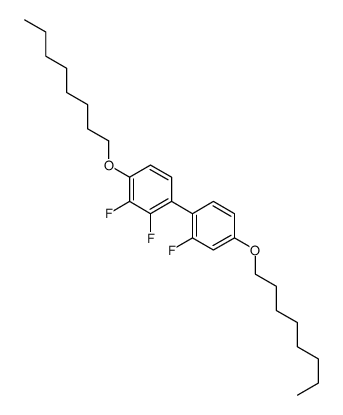 2,3-difluoro-1-(2-fluoro-4-octoxyphenyl)-4-octoxybenzene Structure