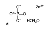 zinc,aluminum,hydroxide,phosphate,hydrate Structure