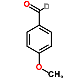 4-甲氧基苯甲醛-D1结构式