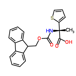 (R)-N-FMOC-2-噻吩丙氨酸结构式