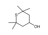 2,2,6,6-tetramethylthian-4-ol结构式
