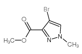 4-溴-1-甲基-1H-吡唑-3-羧酸甲酯结构式