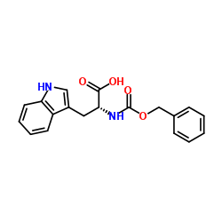 N-CBZ-D-色氨酸结构式