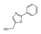 (2-苯基恶唑-5-基)甲醇结构式