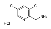 (3,5-dichloropyridin-2-yl)methanamine hydrochloride Structure