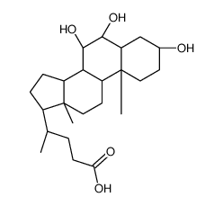 β-鼠胆酸结构式