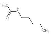 Acetamide, N-pentyl- Structure