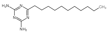 6-undecyl-1,3,5-triazine-2,4-diamine Structure