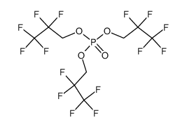 tris-(2,2,3,3,3-pentafluoropropyl) phosphate Structure