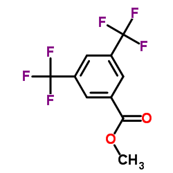 3,5-双(三氟甲基)苯甲酸甲酯结构式