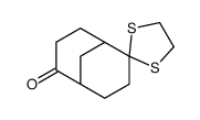 spiro[1,3-dithiolane-2,6'-bicyclo[3.3.1]nonane]-2'-one结构式