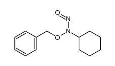 N-nitroso-N-cyclohexyl-O-benzylhydroxylamine结构式