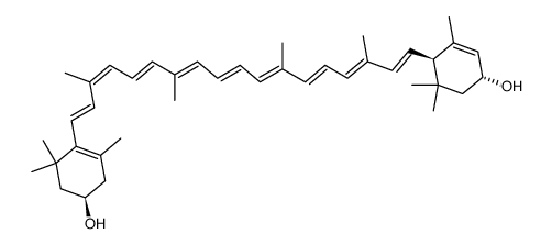 (3R,3'R,6'R,9-cis)-Carotene-3,3'-diol Structure