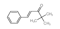 4,4-dimethyl-1-phenyl-pent-1-en-3-one结构式