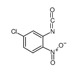 5-氯-2-硝基苯基异氰酸酯结构式